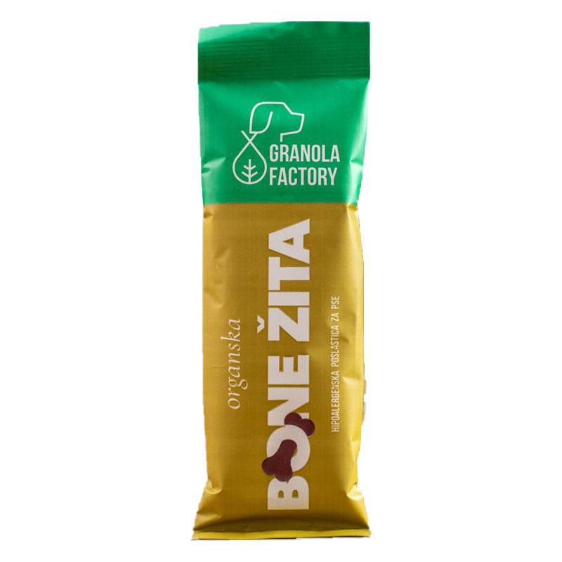 Bone žita poslastica za pse 20g plava