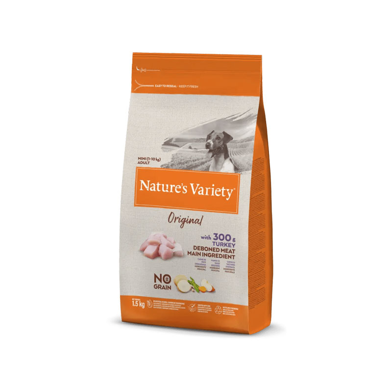 Nature's Variety original no grain ćuretina mini adult 1.5kg