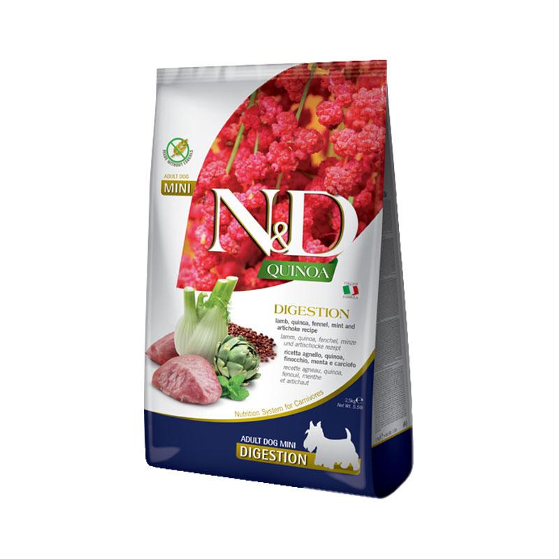 ND dog quinoa jagnjetina digestion mini