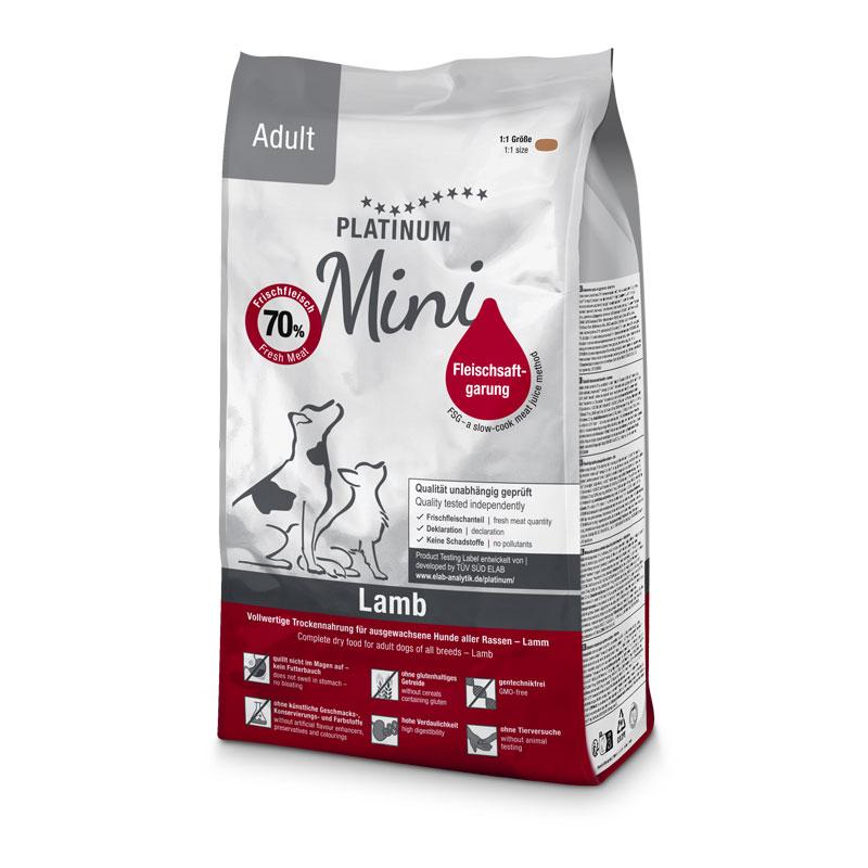 Platinum mini adult jagnjetina 900g