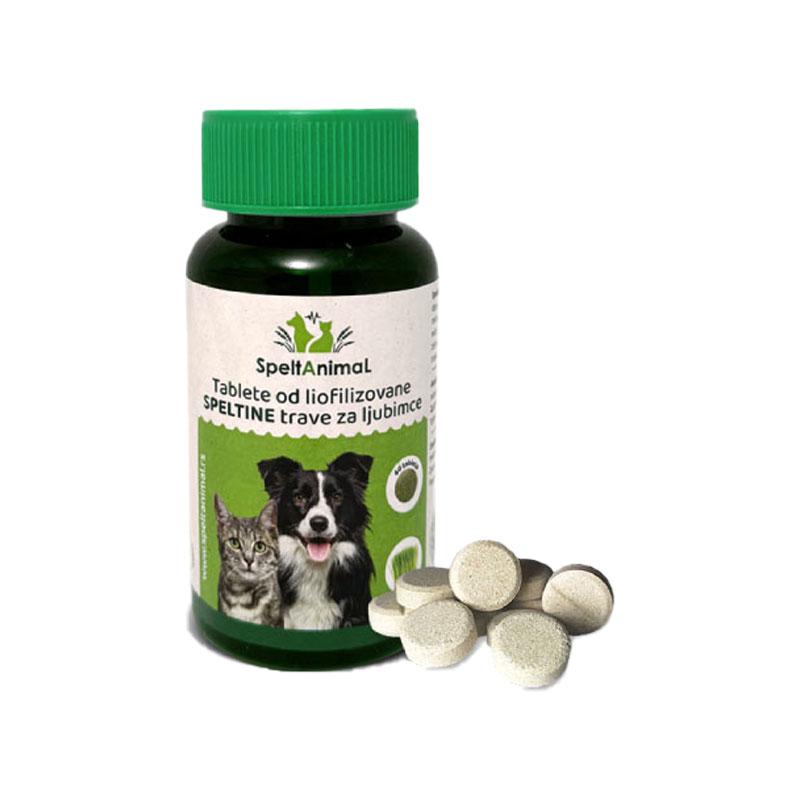 Tablete od speltine trave za ljubimce