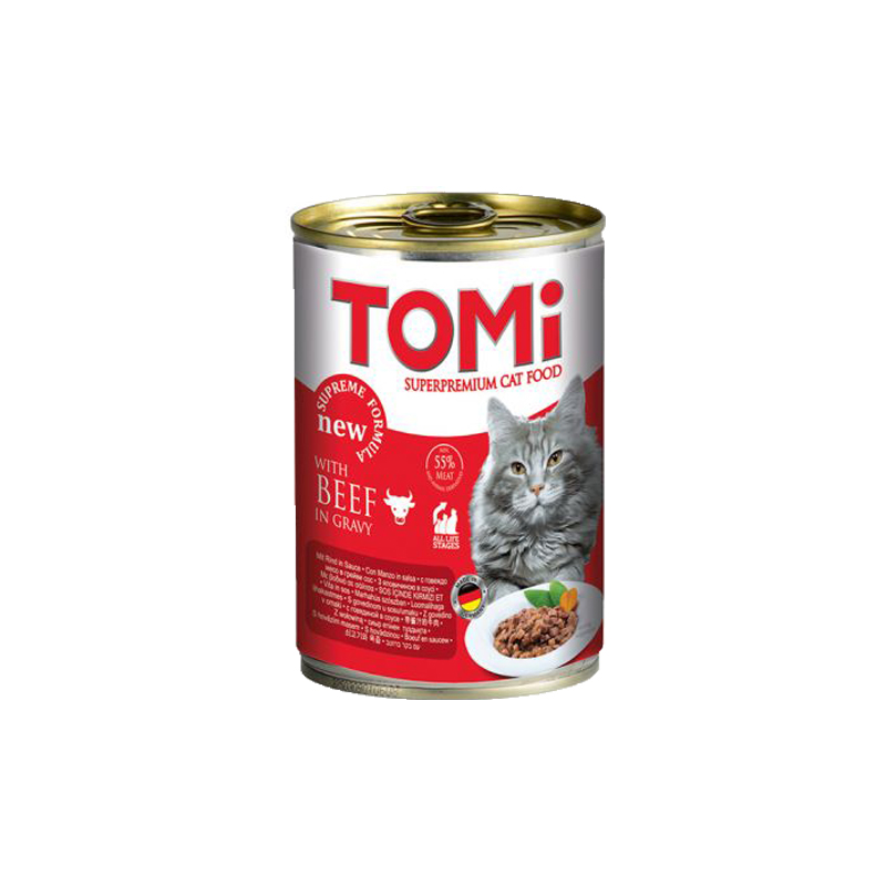Tomi konzerva za mačke govedina 400g