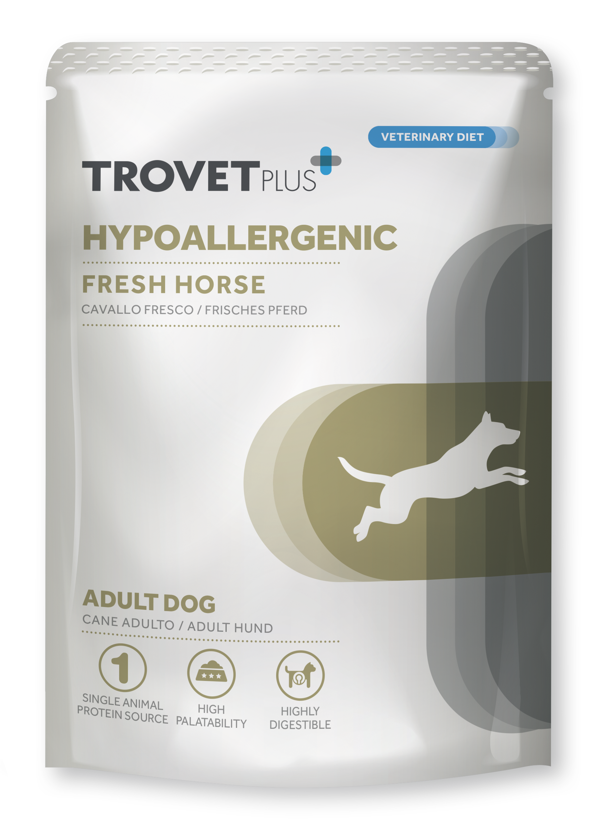 Trovet dog hypoallergenic konjetina 100g za pse